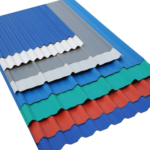 Light Weight Building Materials Colour Corrugated Metal Sheets - China Wave  Roofing Sheet, Colourbond Iron Sandbank